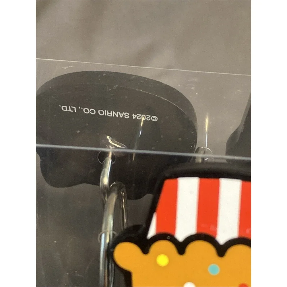 Hello Kitty Shower Curtain Hooks Set of 12 Sanrio 2017 Christmas Themed Holiday